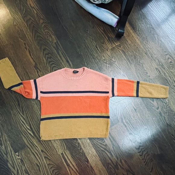 Pendleton Cotton/Wool blend Color Block Sweater - Picture 3 of 7